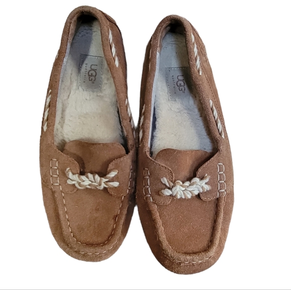 UGG Shoes - UGG Genoa Shearling Lined Slipper Chestnut 9